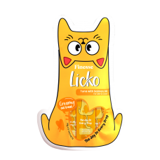 Finesse Licko Creamy Treat Tuna Salmon Oil 14g x 5s, FS-0271, cat Wet Food, Finesse, cat Food, catsmart, Food, Wet Food